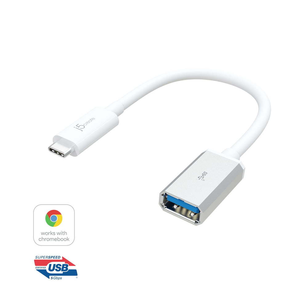 j5create USB-C 3.1 to Type-A Adapter, JUCX05